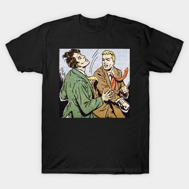 Two man fight T-Shirt by Comic Dzyns